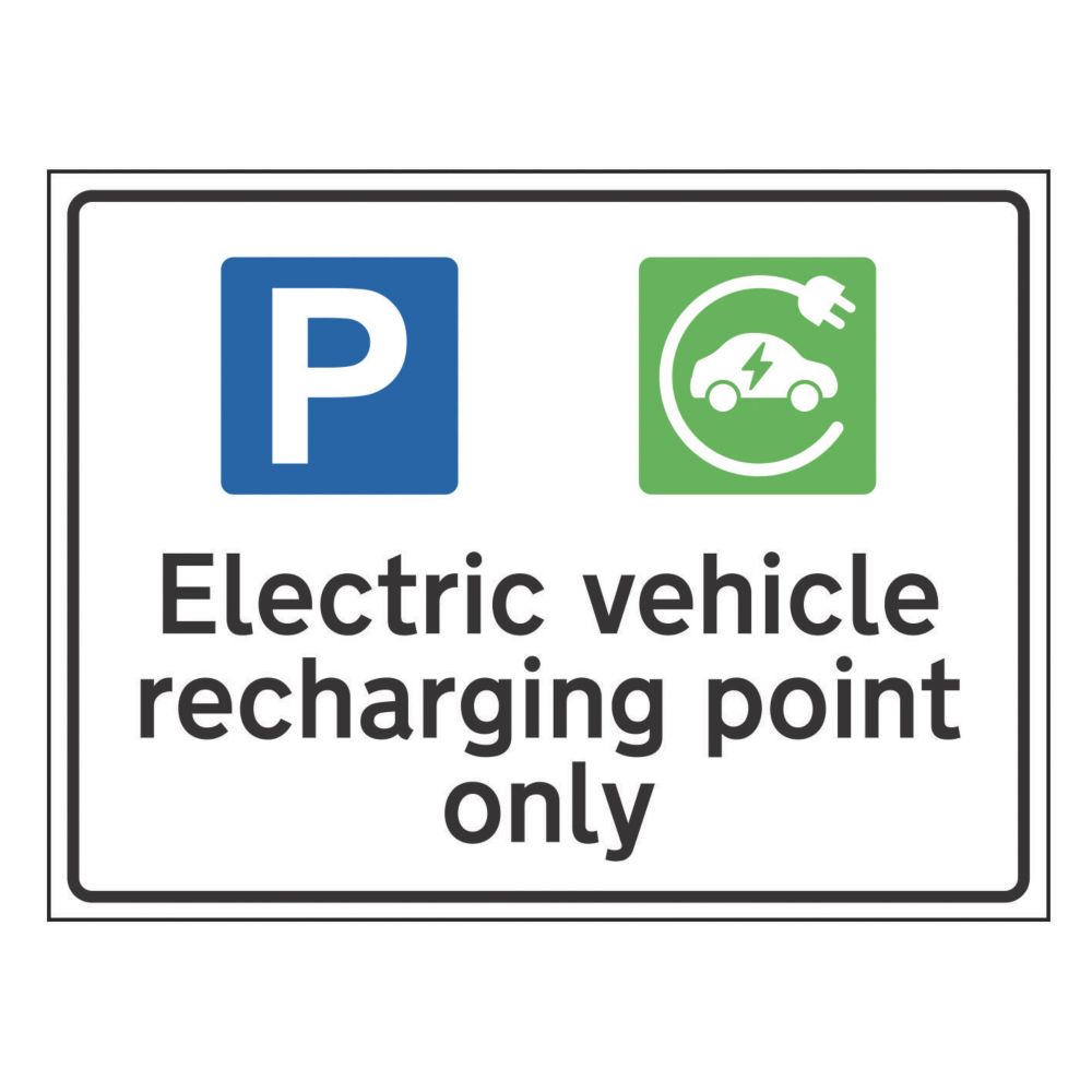 Image of Recharging Sign 400mm x 300mm 