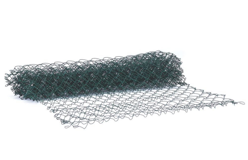 Image of Apollo 50mm Plastic-Coated Chain Link Fencing 1.2m x 10m 