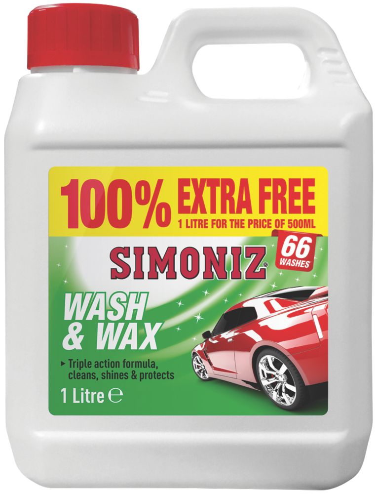 Image of Simoniz Wash & Wax 1Ltr 