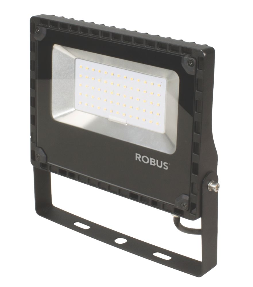 Image of Robus Cosmic Indoor & Outdoor LED Floodlight Black 50W 5260lm 