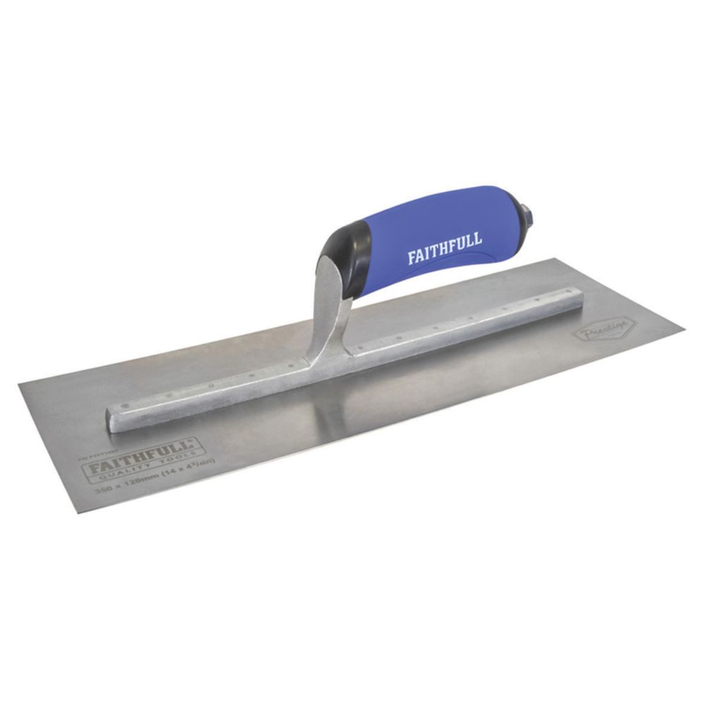 Image of Faithfull Prestige Pre-Worn Plastering Trowel 14" 