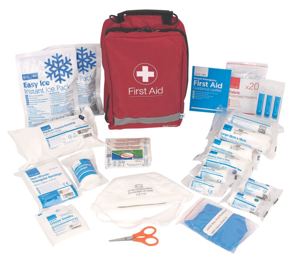 Image of Wallace Cameron Joiners First Aid Pouch 56 Pcs 