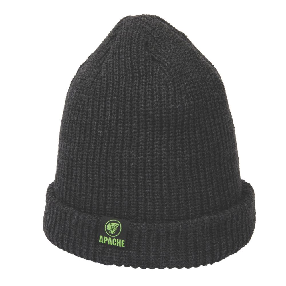 Image of Apache Dawson Beanie Hat Charcoal Grey 
