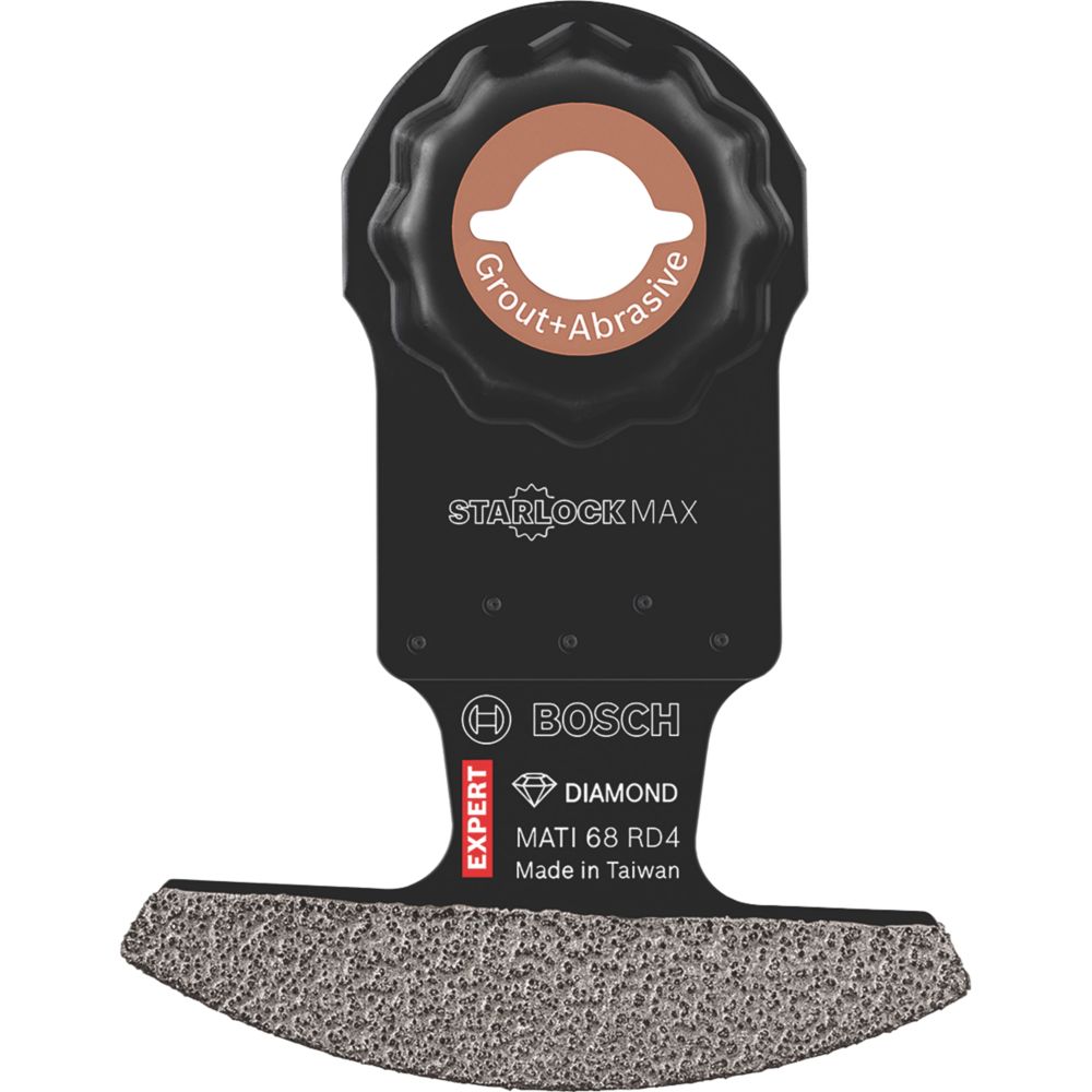 Image of Bosch Expert MATI 68 RD4 40 Diamond-Grit Tile & Grout Sanding Plate 68mm 