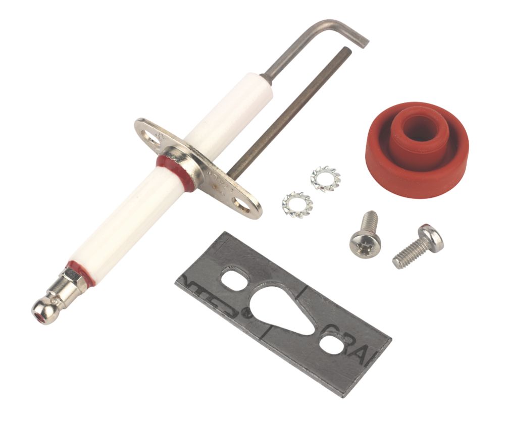 Image of Baxi S54339 Electrode with Gasket & Screws 