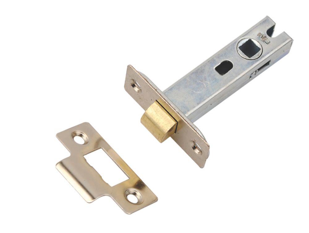 Image of Smith & Locke Nickel-Plated Tubular Mortice Latch 78mm Case - 57mm Backset 