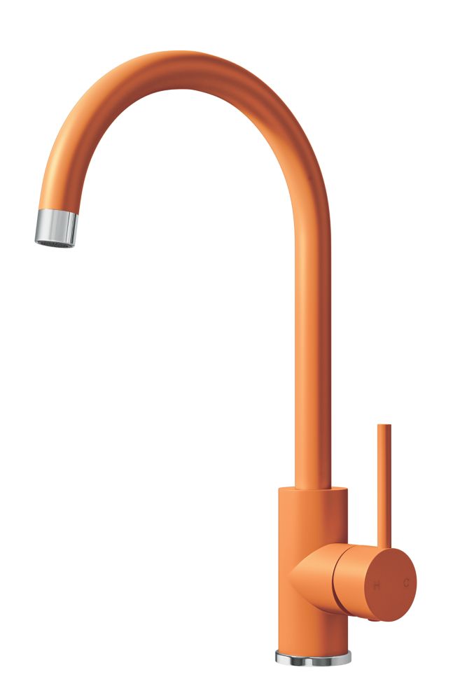 Image of ETAL Sorrento Single Lever Kitchen Mixer Tap Matt Orange 