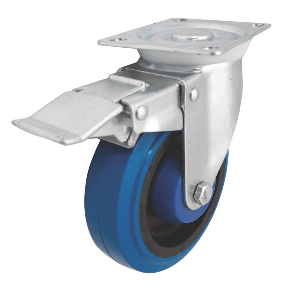 Image of Heavy Duty Braked Swivel Castor 125mm 