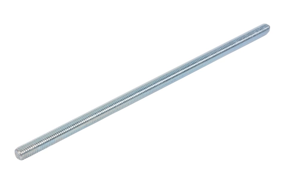 Image of Easyfix BZP Steel Threaded Rods M12 x 300mm 5 Pack 