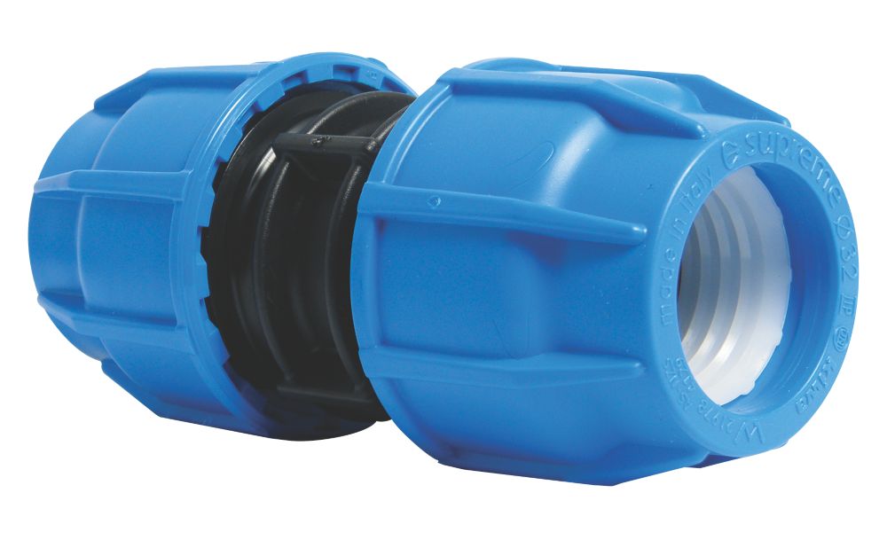 Image of FloPlast Straight Pipe Coupling 20mm x 20mm 
