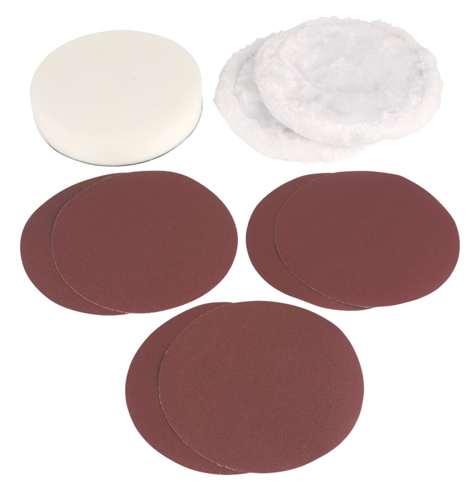 Image of Einhell Polishing & Sanding Set 9 Pieces 