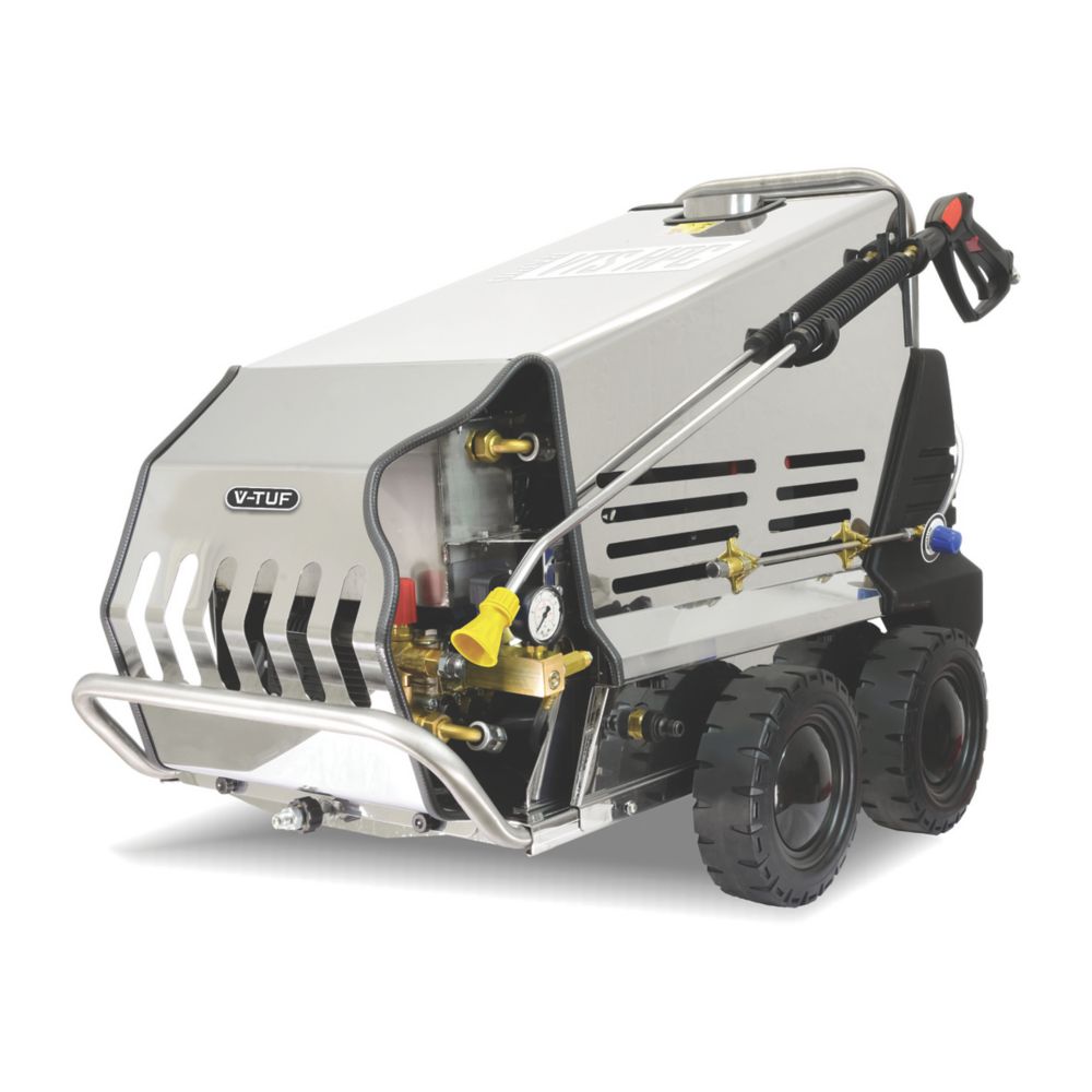 Image of V-Tuf RAPIDVTS1208HPC 100bar Electric Hot Water Pressure Washer 2200W 110V 