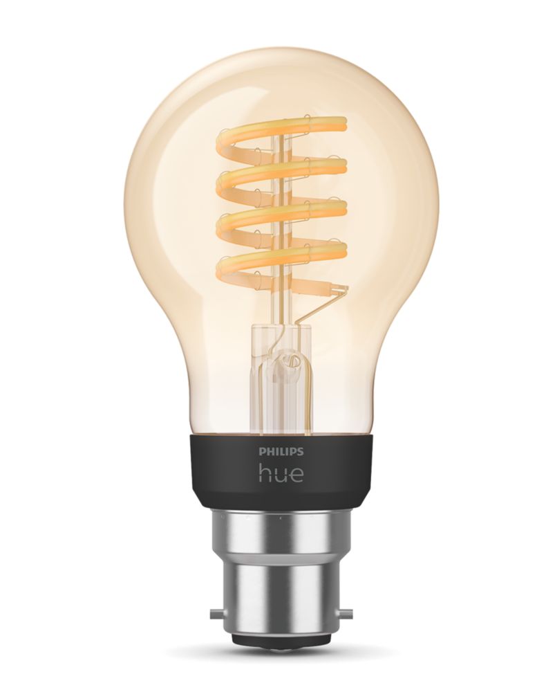 Image of Philips Hue BC A60 LED Smart Light Bulb 7W 550lm 