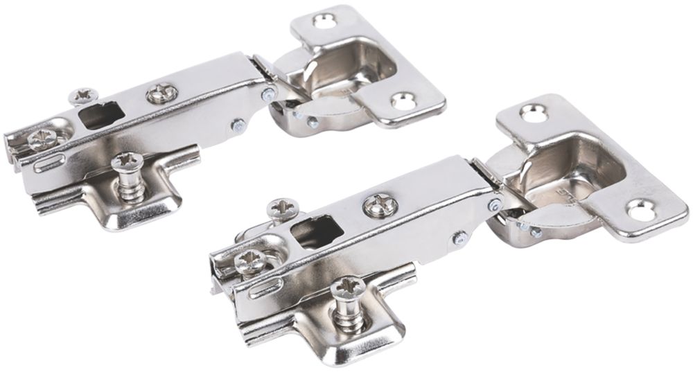 Image of Hafele Steel 110Â° Cabinet Hinges 64mm 2 Pack 
