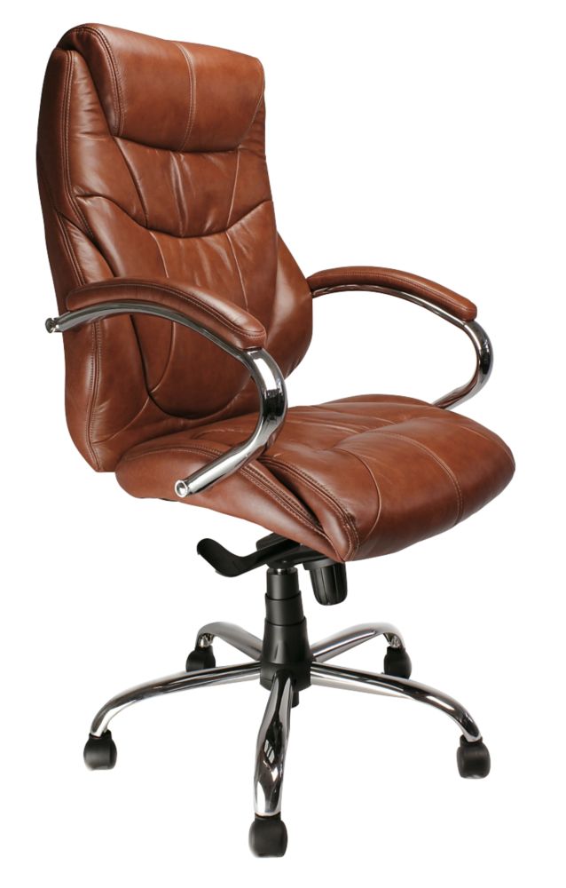 Image of Nautilus Designs Sandown High Back Executive Chair Tan 
