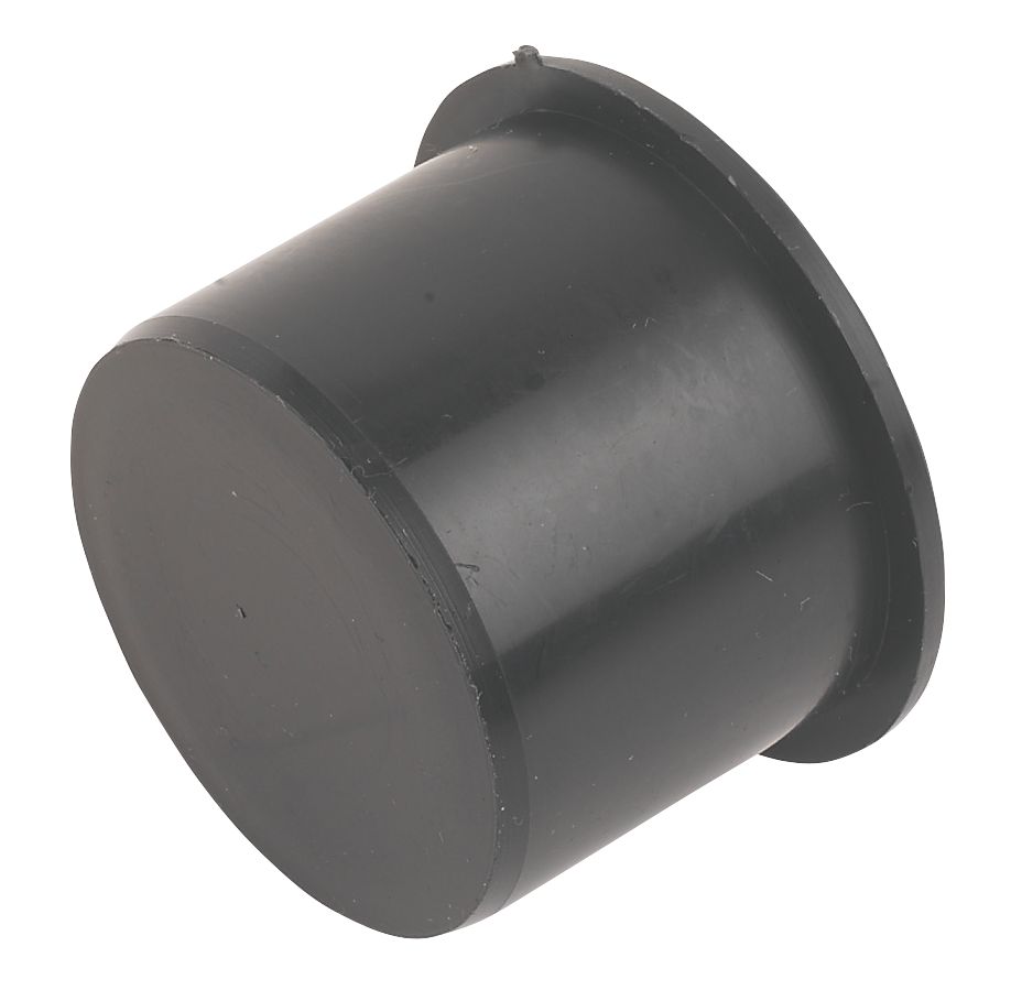 Image of FloPlast Push-Fit Socket Plug Black 40mm 