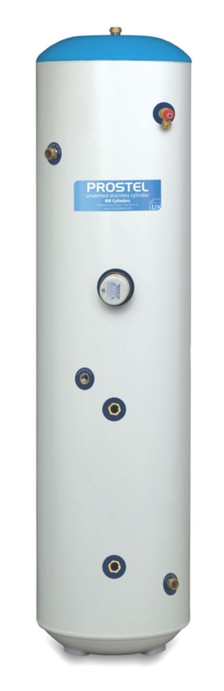 Image of RM Cylinders Prostel Indirect Slimline Unvented Hot Water Cylinder 120Ltr 