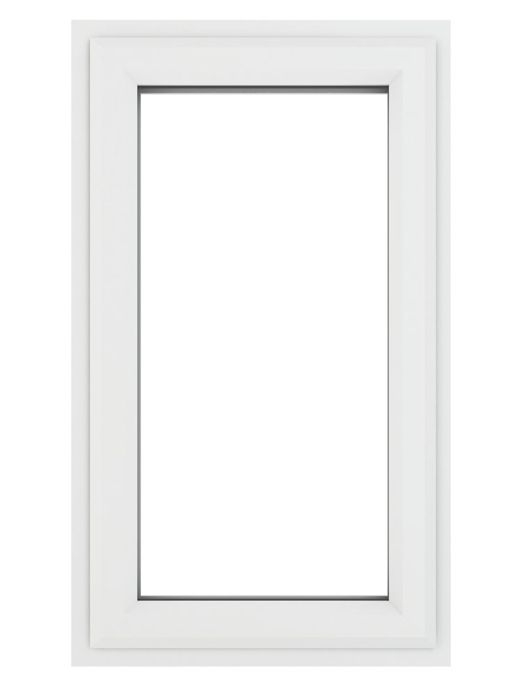 Image of Crystal Left-Hand Opening Clear Triple-Glazed Casement White uPVC Window 610mm x 1190mm 