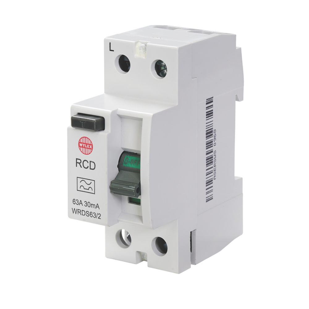Image of Wylex Wylex 63A 30mA DP Type A RCD 