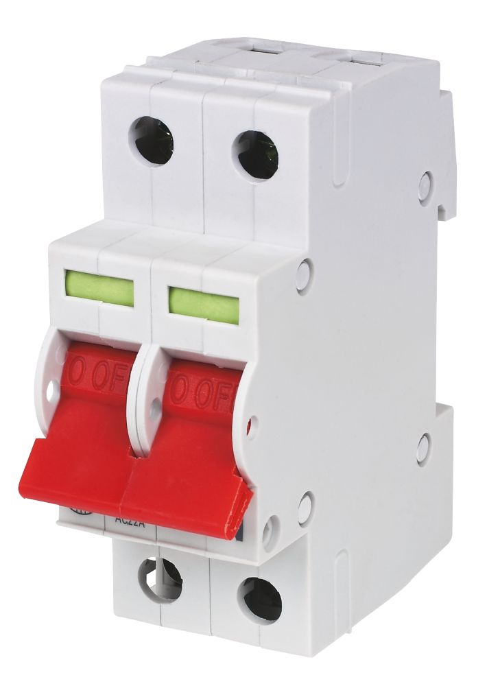 Image of Wylex NH / NM 100A DP Main Switch Disconnector 