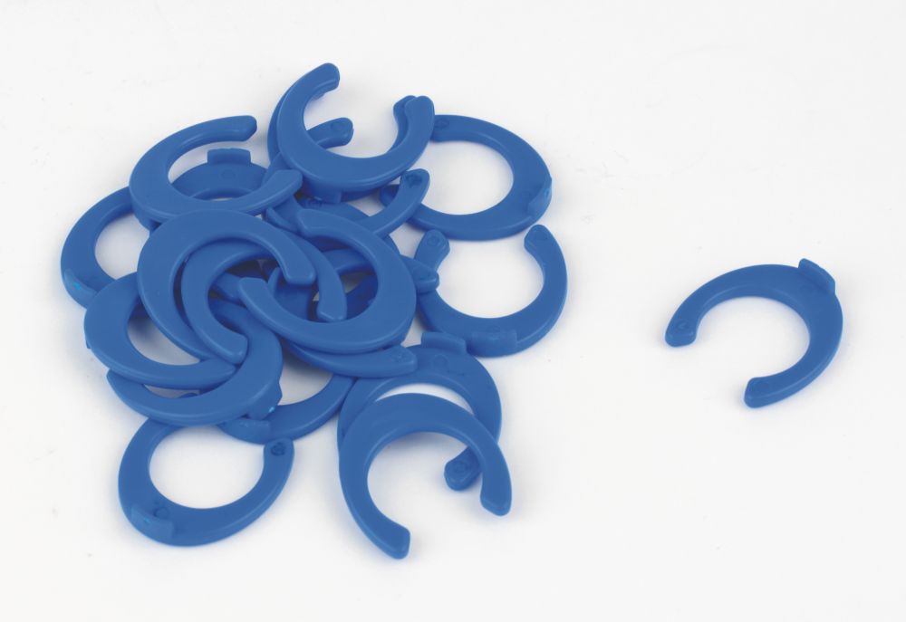 Image of FloPlast FloFit+ Collet Clips Blue 10mm 20 Pack 