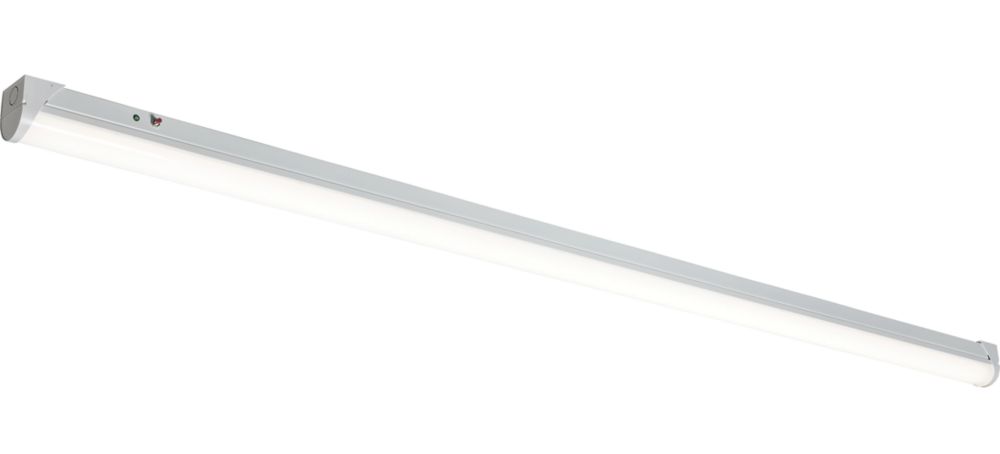 Image of Knightsbridge BATSC Single 4ft Maintained or Non-Maintained Switchable Emergency LED Batten With Microwave Sensor 18/32W 2600 - 4490lm 230V 