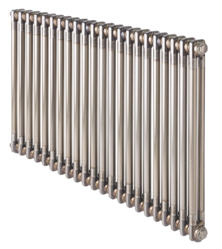 Image of Acova 2 Column Designer Radiator 600mm x 1042mm Raw Metal 3400BTU 