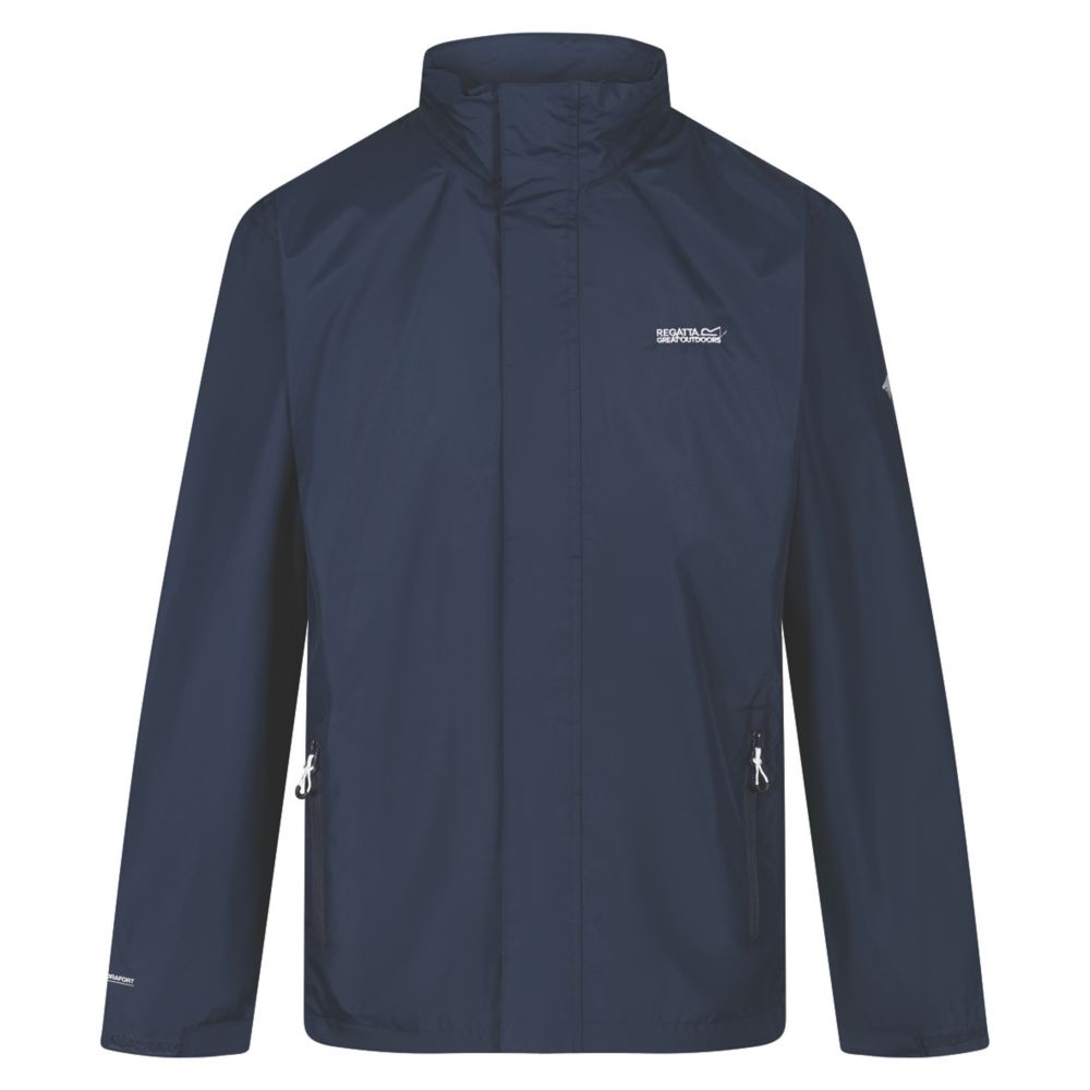 Image of Regatta Matt Waterproof Shell Jacket Navy X Large 43 1/2" Chest 