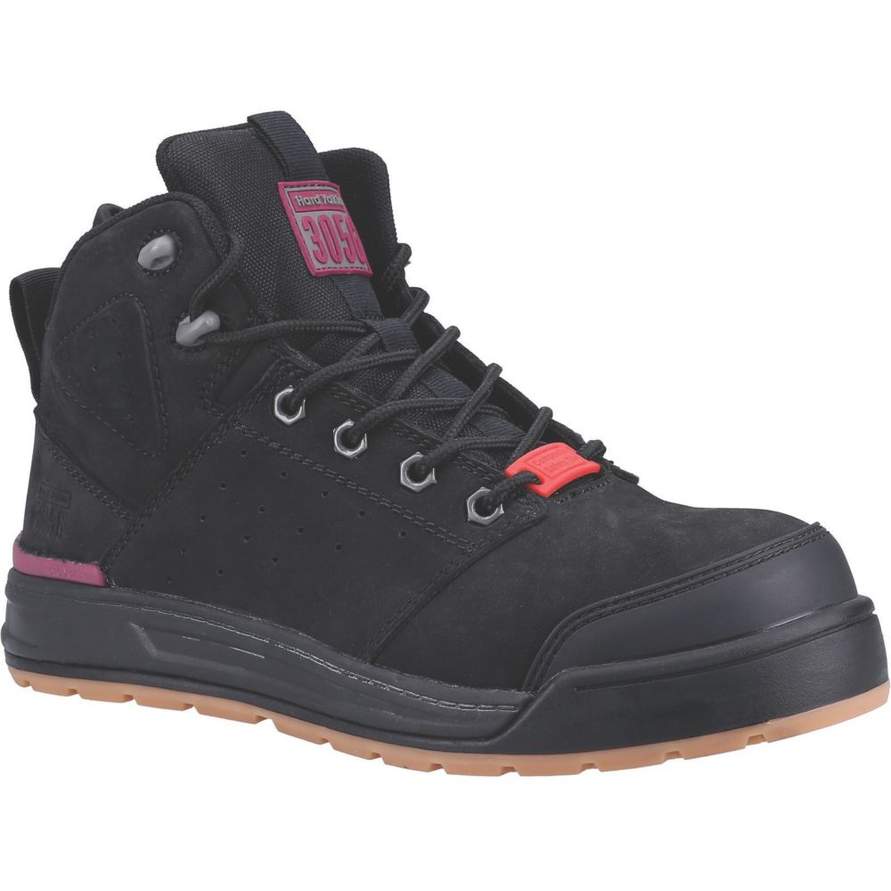 Image of Hard Yakka W 3056 Metal Free Womens Safety Boots Black Size 6 