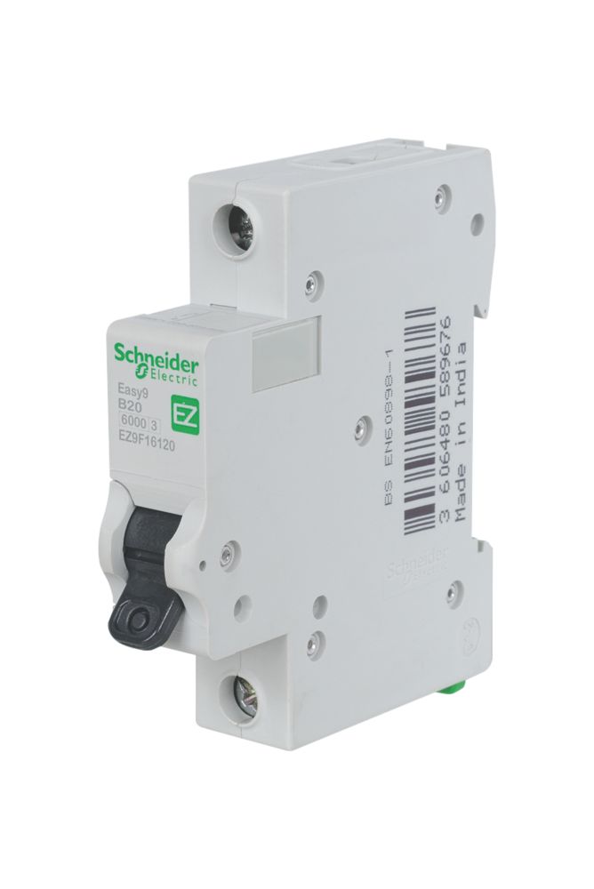 Image of Schneider Electric Easy9 20A SP Type B MCB 
