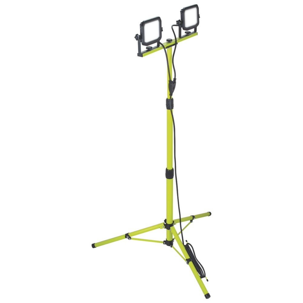 Image of Luceco Castra LED Site Light with Tripod 60W 6600lm 220-240V 