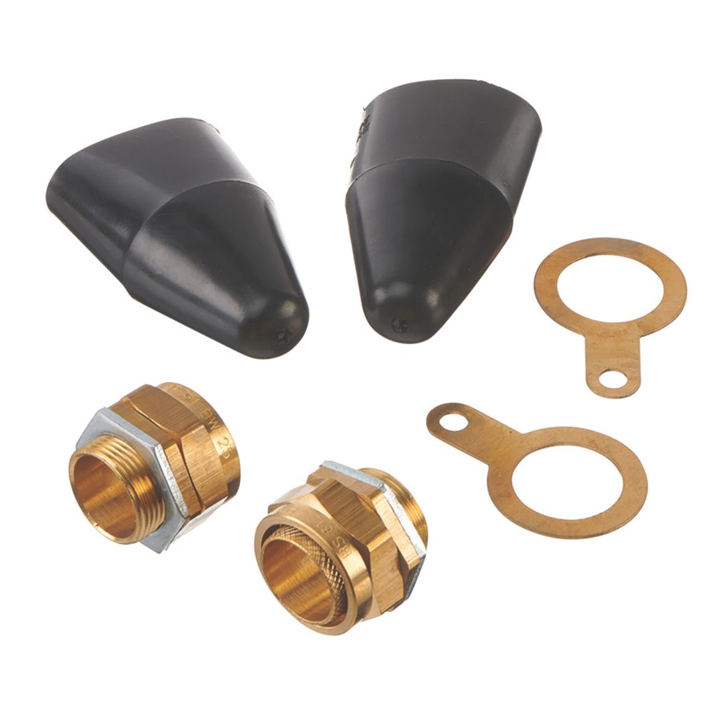 Image of Deta Brass Internal Gland Kit 25mm 2 Pack 