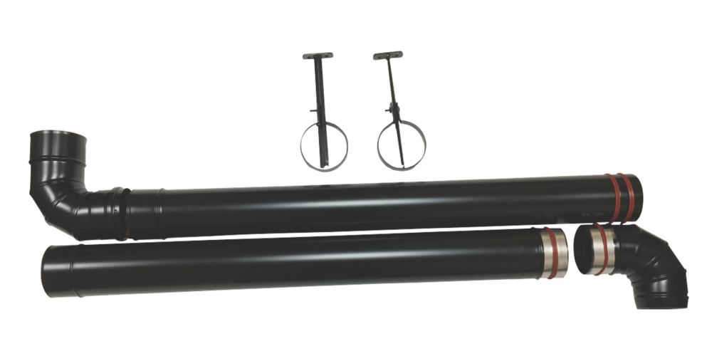 Image of Grant Yellow Plume Diverter Kit 100mm Black 