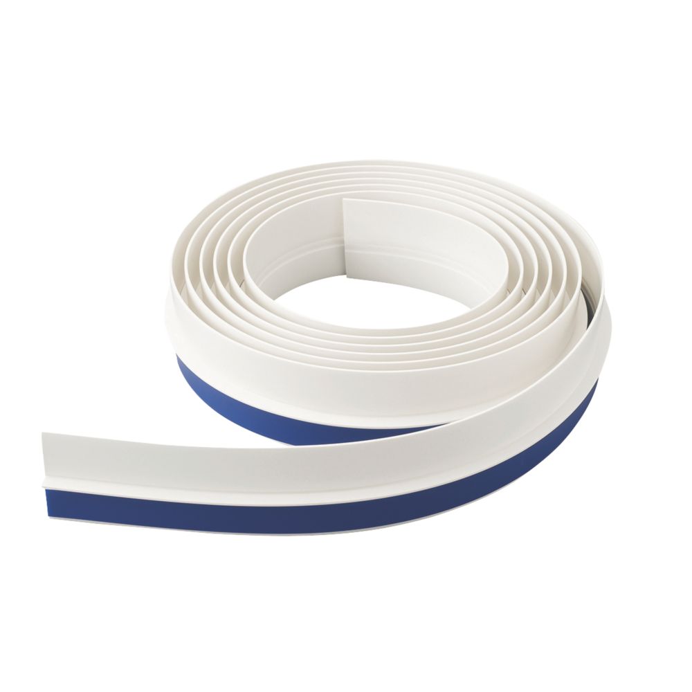 Image of Mira Tile Upstand Strip White 3.6m 