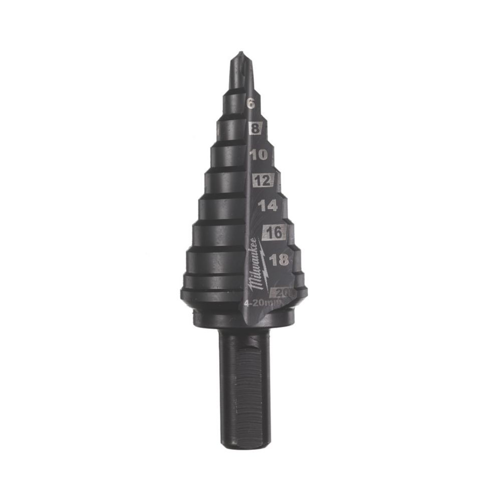Image of Milwaukee Cobalt Step Drill AlCrN 4-20mm 