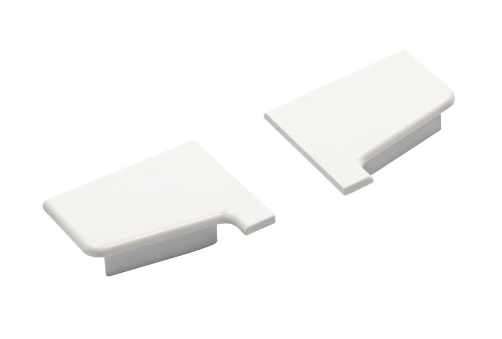 Image of Crystal uPVC Sill-End Caps White 85mm 