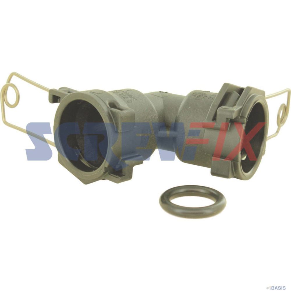 Image of Worcester Bosch 8716117063 ELBOW HEAT EXCHANGER FLOW ASSEMBLY 