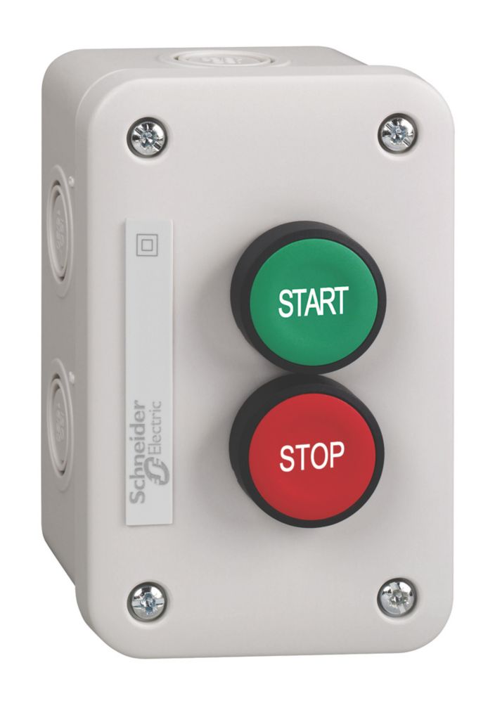 Image of Schneider Electric XALE2151 Double Pole Flush Push-Button Complete Control Station NO/NC 
