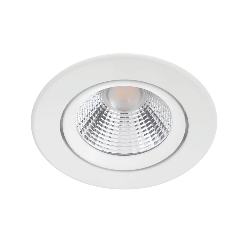 Image of Philips Sparkle Adjustable Head LED Downlight White 5.5W 350lm 3 Pack 