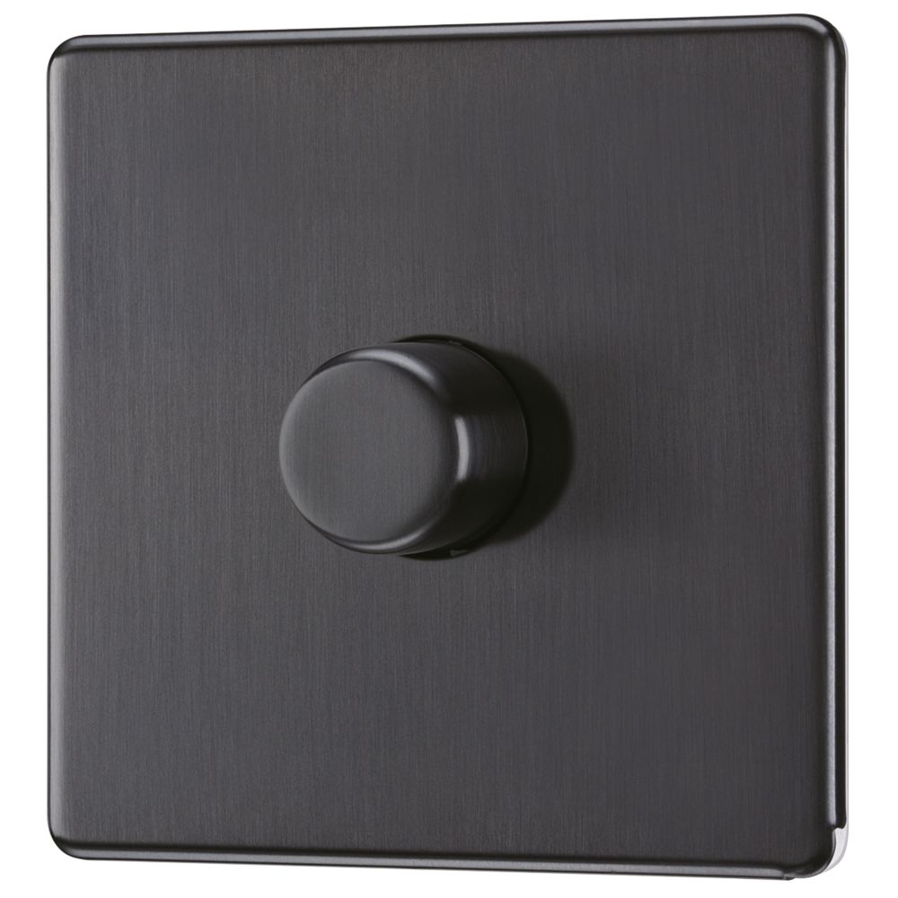 Image of LAP 1-Gang 2-Way LED Dimmer Switch Slate Grey 