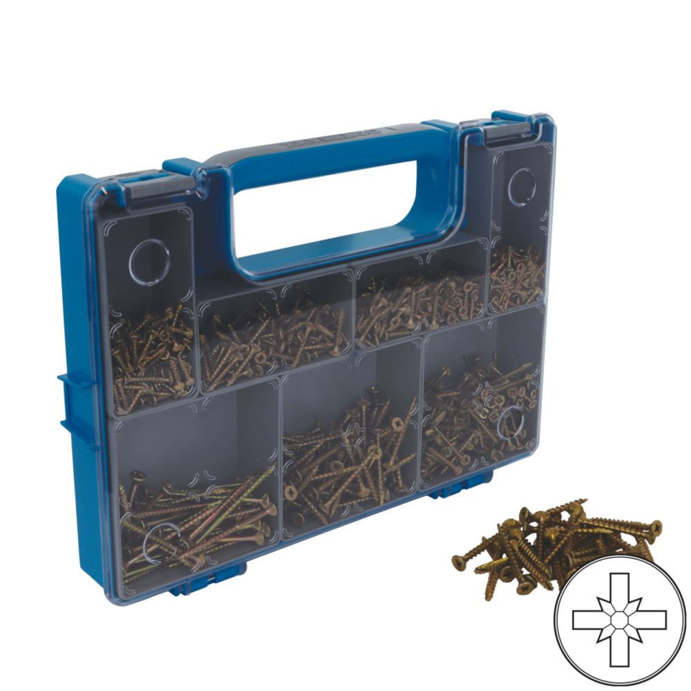 Image of Optimaxx PZ Countersunk Screw Trade Case 1000 Pieces 