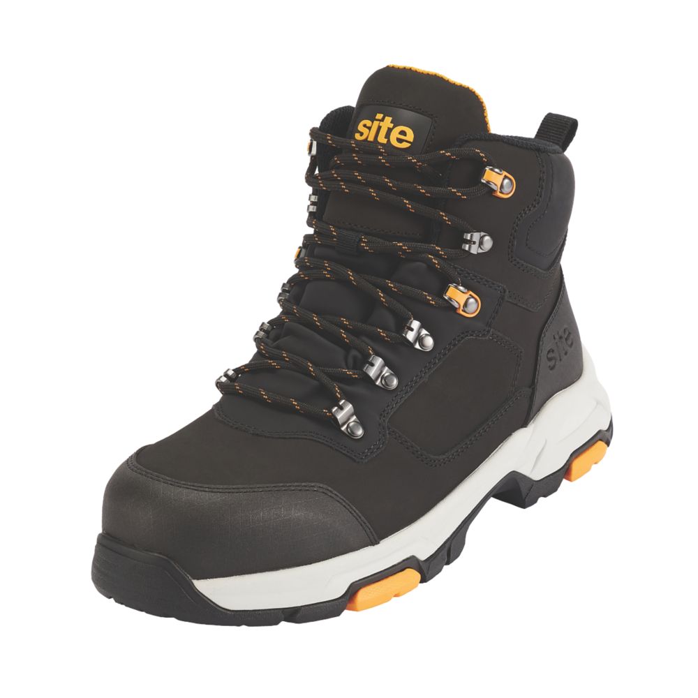 Image of Site Stornes Safety Boots Black Size 10 