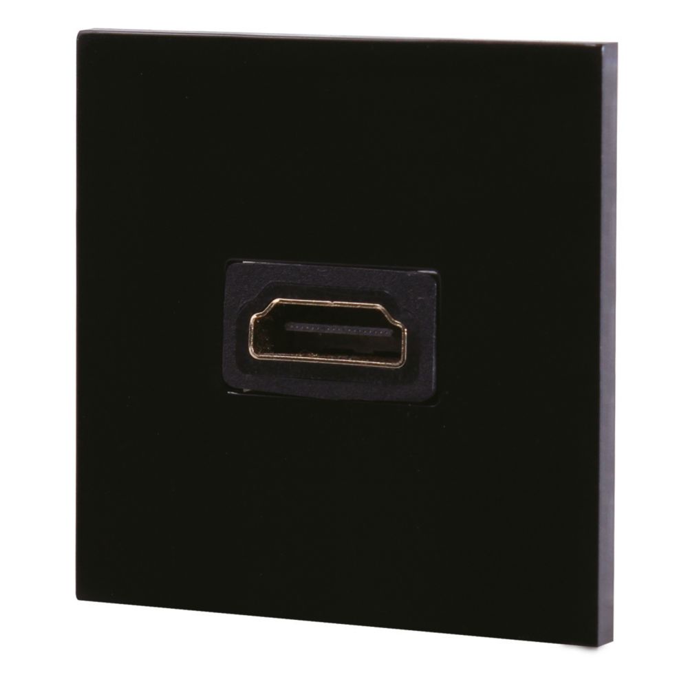 Image of LAP Modular HDMI Socket Black 