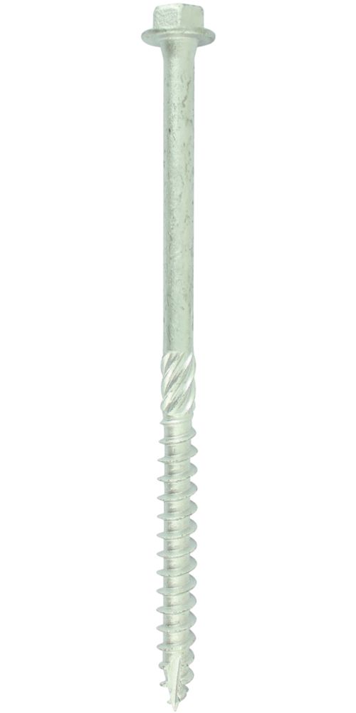 Image of Timco 10100INH Hex Socket Thread-Cutting Timber Screws 10mm x 100mm 10 Pack 