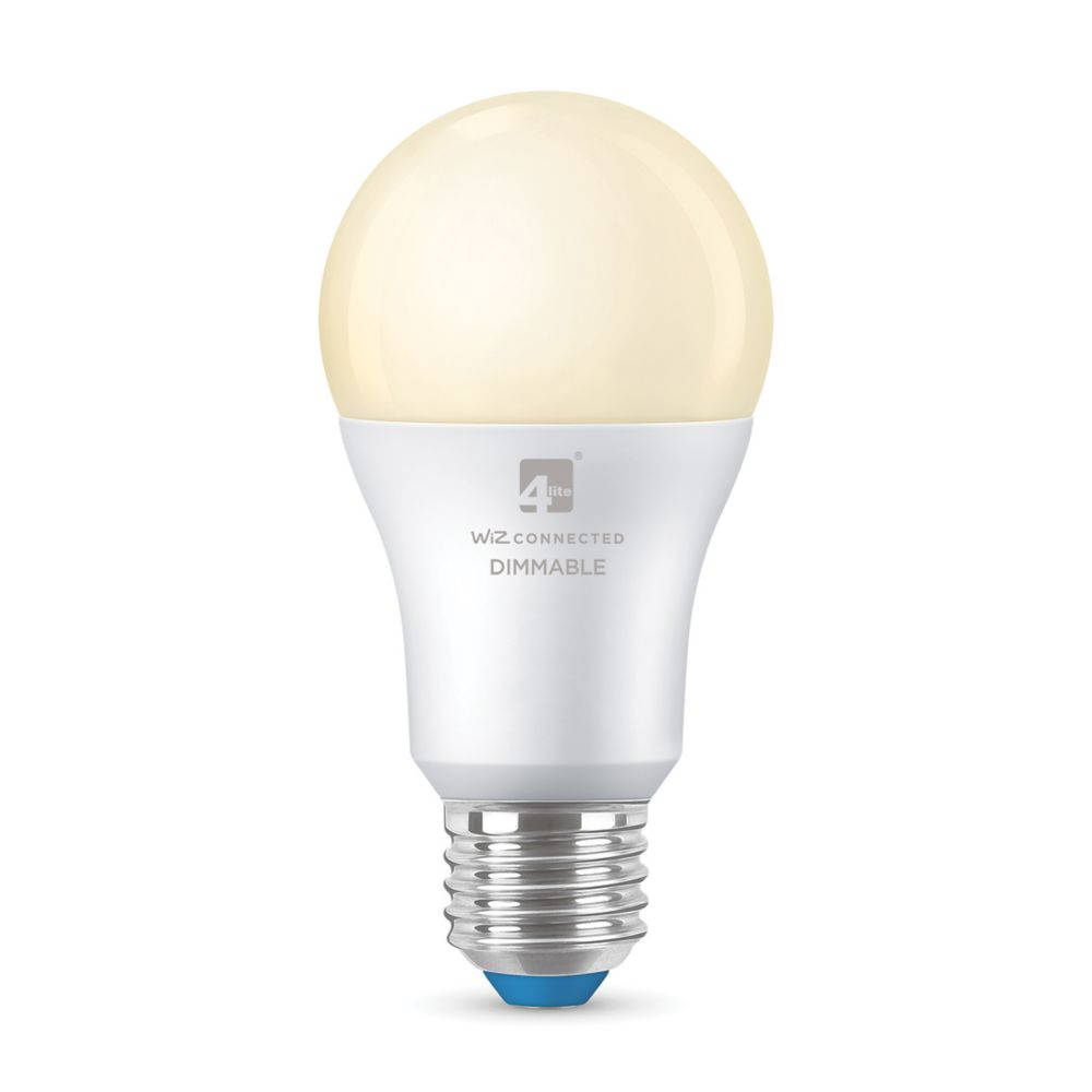 Image of 4lite 4L1/8005x2 ES A60 LED Smart Light Bulb 8W 800lm 2 Pack 