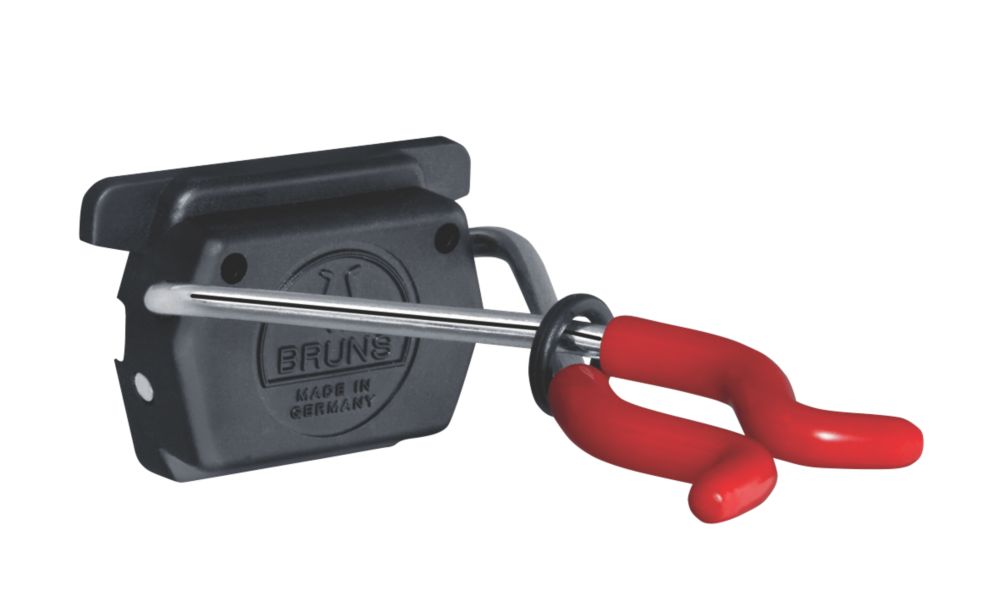 Image of Bruns Tool Storage Accessory Steel / Red / Black 130mm x 40mm x 240mm 2 Pack 