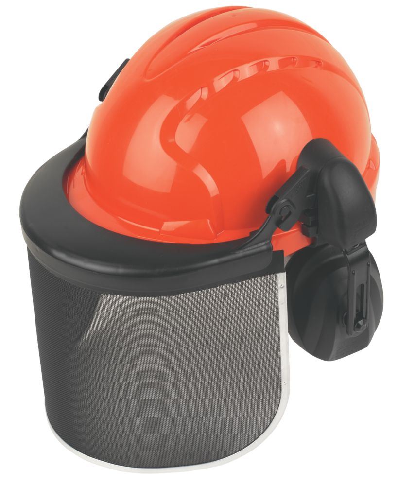 Image of JSP EVO3 Forestry Helmet with Ear Defenders & Visor 