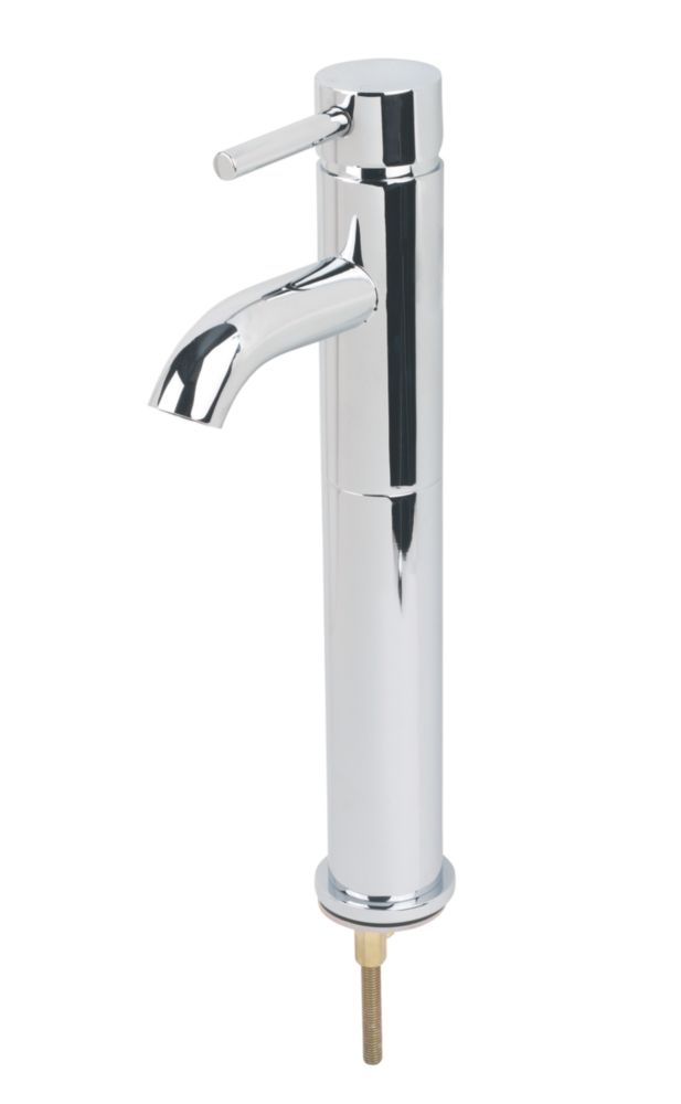 Image of Swirl Ola Tall Bathroom Basin Mono Mixer Tap Chrome 