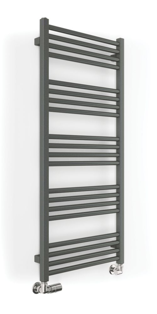 Image of Terma Fiona Towel Rail 1140mm x 500mm Sparkling Grey 1661BTU 