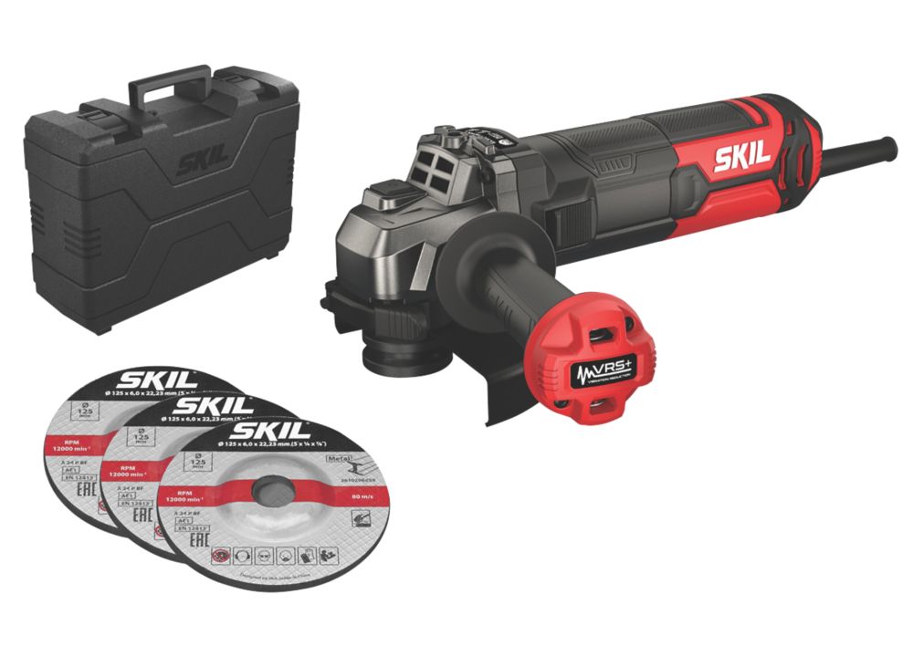 Image of Skil AG1U9151GB 1010W 5" Electric Angle Grinder 220-240V 